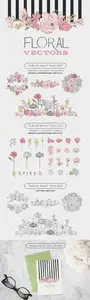 Creativemarket - Floral Vectors