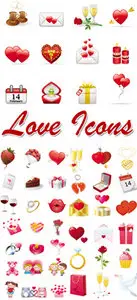 Love Icons Vector