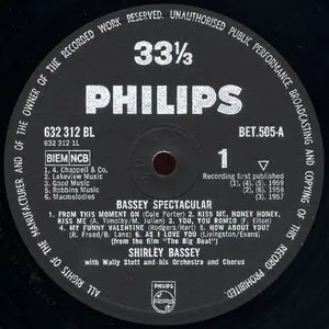 Shirley Bassey - Bassey Spectacular (Philips 1960) 24-bit/96kHz Vinyl Rip