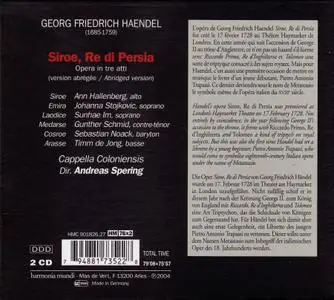 Andreas Spering, Cappella Coloniensis - Handel: Siroe, Re di Persia (2004)