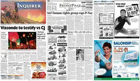 Philippine Daily Inquirer – January 24, 2012