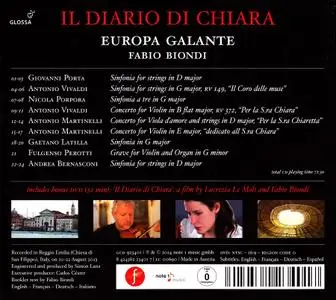 Fabio Biondi, Europa Galante - Il Diario di Chiara: Music from La Pietà in Venice in the 18th century (2014)