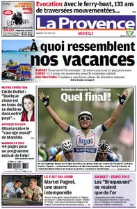 La Provence, Marseille - Dimanche 30 Juin 2013