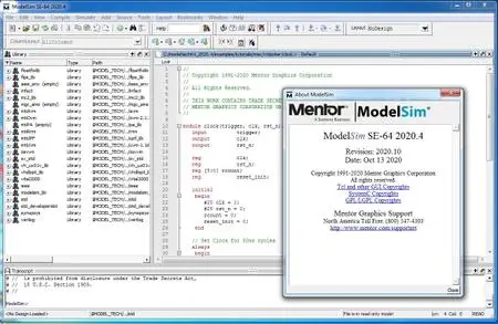 Mentor Graphics ModelSim 2020.4