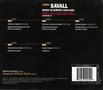 Jordi Savall - Music in Europe 1550-1650 (5 CDs)