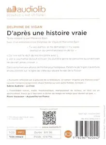 Delphine Vigan, "D'après une histoire vraie"