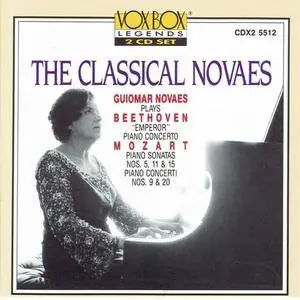 Guiomar Novaes - Beethoven: Piano Concerto No.5 / Mozart: Piano Concertos Nos. 9, 20, Piano Sonatas Nos. 5, 11, 15 (1993)