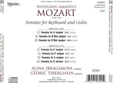 Alina Ibragimova, Cedric Tiberghien - Mozart: Violin Sonatas Nos.  5, 9, 15, 18, 21, 27 & 33 (2016)