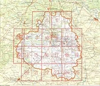 Карты Тульской и Владимирской областей