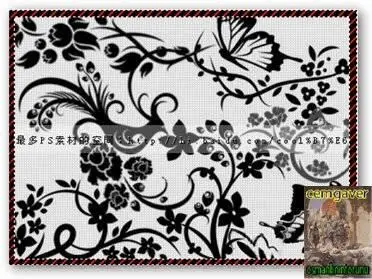 Flowers Brushes 3