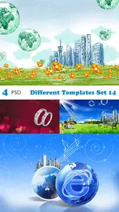 PSD - Different Templates Set 14