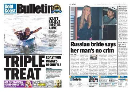 The Gold Coast Bulletin – September 21, 2015