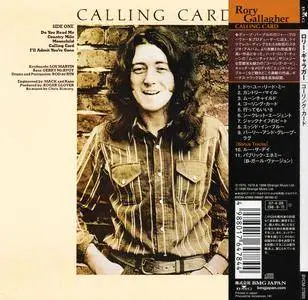 Rory Gallagher - Calling Card (1976) Japanese Remastered Reissue 2007