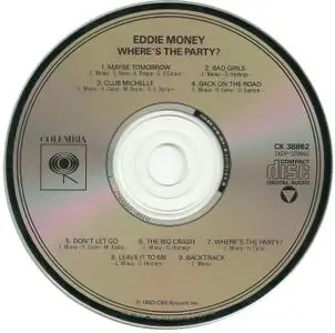 Eddie Money - Where's The Party? (1983) [1990, Reissue] *Repost*