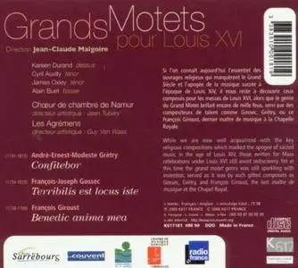 Jean-Claude Malgoire, Les Agrémens - Grands Motets: Grétry, Gossec, Giroust (2006) (Repost)
