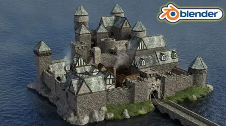 Blender 2.9 Creating a Medieval Castle Kitbash Modular Set