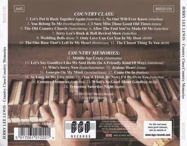 Jerry Lee Lewis - Country Class (1976) & Country Memories (1977) {BGO Records BGOCD1222 rel 2016}