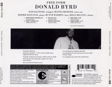 Donald Byrd - Free Form (1961) {2004 Rudy Van Gelder Remaster}