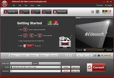 4Videosoft 3GP Video Converter 5.0.8 