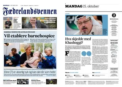 Fædrelandsvennen – 15. oktober 2018