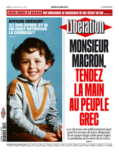 Libération du Jeudi 15 Juin 2017