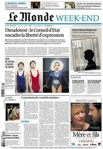 Le Monde Week-end & Suppléments du Samedi 11 Janvier 2014