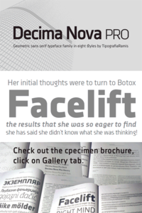 Decima Nova Pro Font Family