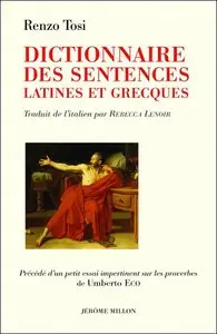 Renzo Tosi, "Dictionnaire des sentences latines et grecques" (repost)