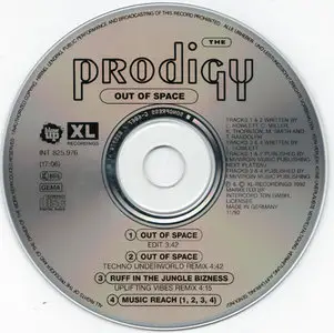 The Prodigy - Out Of Space [Intercord INT 825.976] {Germany 1992}
