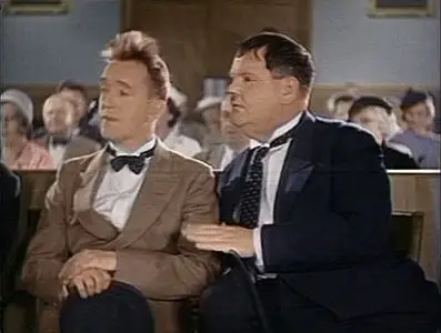 LAUREL & HARDY: Going Bye-Bye! (1934) - colored -