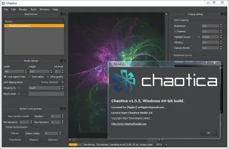 Glare Technologies Chaotica Studio 1.5.5 (x86/x64) Portable