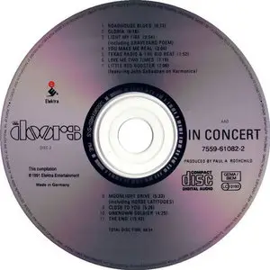 The Doors - In Concert (1991) [Germany, ELEKTRA 7559-61082-2]