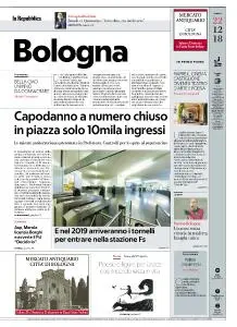la Repubblica Bologna - 22 Dicembre 2018