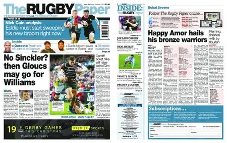 The Rugby Paper – December 08, 2019