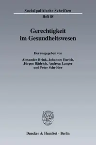 Gerechtigkeit im Gesundheitswesen