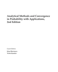 Analytical Methods and Convergence in Probability with Applications, 2nd Edition