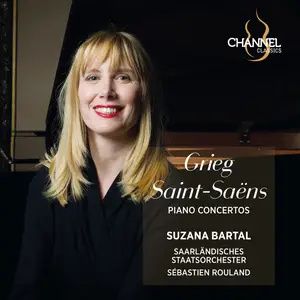 Suzana Bartal, Saarländisches Staatsorchester & Sébastien Rouland - Grieg & Saint-Saëns: Piano Concertos (2025) [24/192]