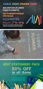 Chalk Hand Drawn Display Font