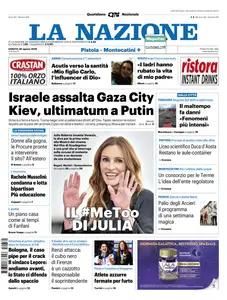 La Nazione Pistoia Montecatini - 30 Agosto 2025