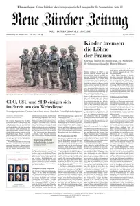 Neue Zurcher Zeitung International - 28 August 2025