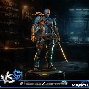 VS3D - Deathstroke - Arkham Origins - 3D Print Model