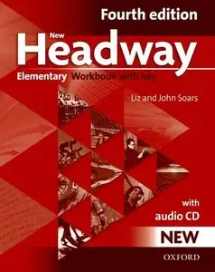New Headway: Workbook Pack (Workbook and Audio CD) With Key Elementary level, 4 Edition
