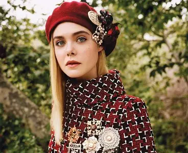 Elle Fanning by Angelo Pennetta for Vogue US September 2015