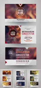 Corporate Identity Templates Vector