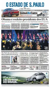 Jornal O Estado de São Paulo - 07 de novembro de 2012 - Quarta