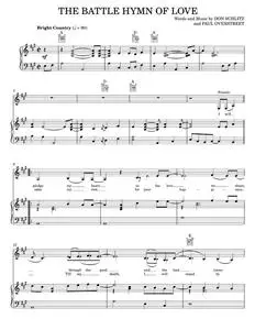 The battle hymn of love - Kathy Mattea (Piano-Vocal-Guitar)