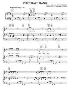 Pop That Thang - Crosby, Stills & Nash, The Isley Brothers (Piano-Vocal-Guitar)