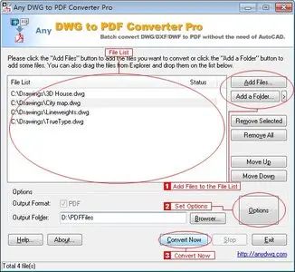 Any DWG to PDF Converter Pro 2013