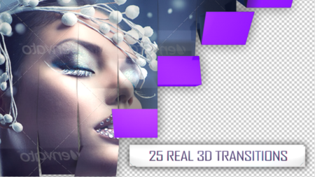 25 3D Transitions Pack - Project for After Effects (VideoHive)