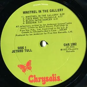 Jethro Tull - Minstrel in the gallery (1975) {Original US Pressing} 24 Bit/192 Khz